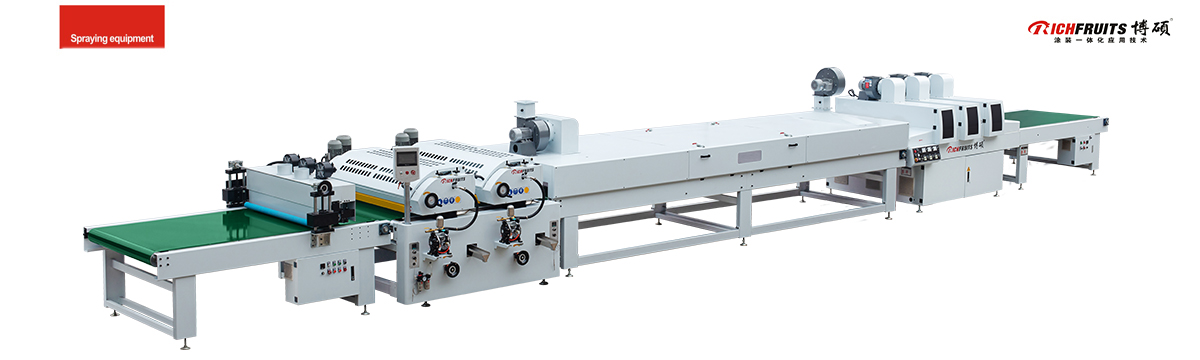 Roller Coating flash off leveling line