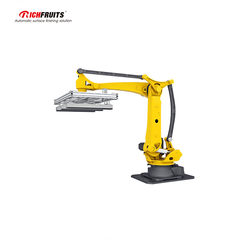 Robot loading and unloading machine