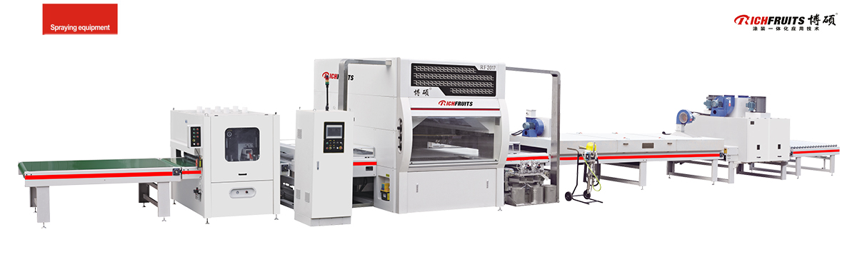 Spray painting line