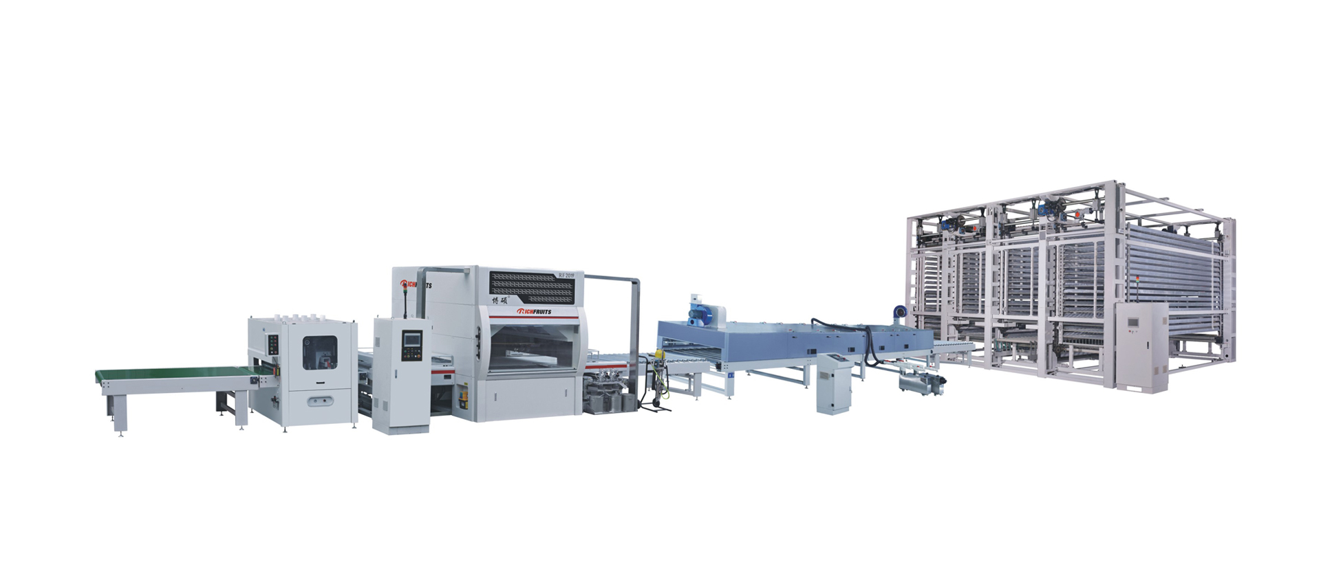 Spraying production line