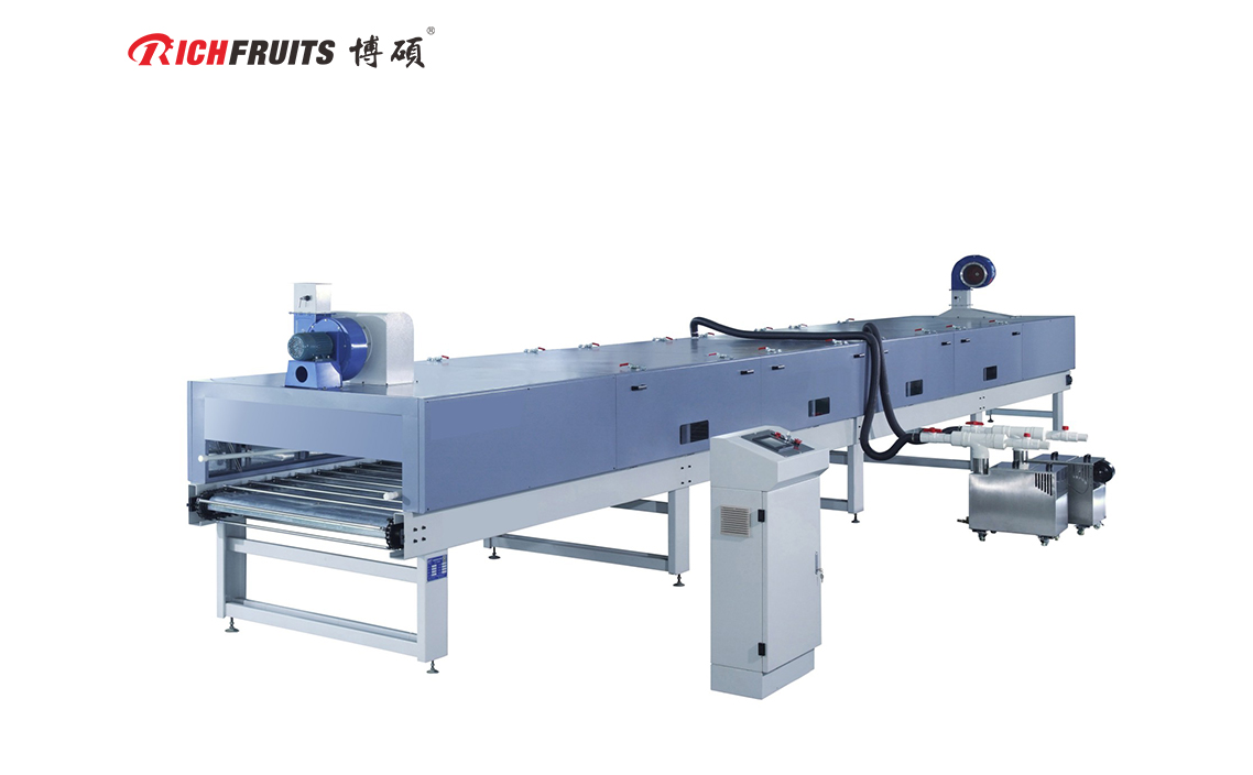 Cold infrared drying tunnel