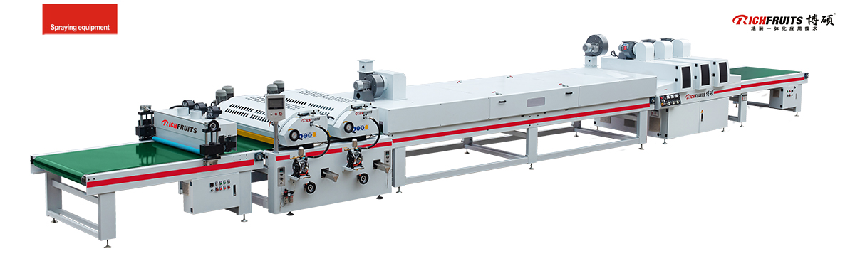 Roller Coating flash off leveling line