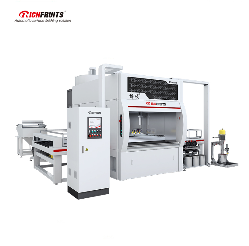 B2-Automatic spraying machine Reciprocatingbelt feedingwater-filtration