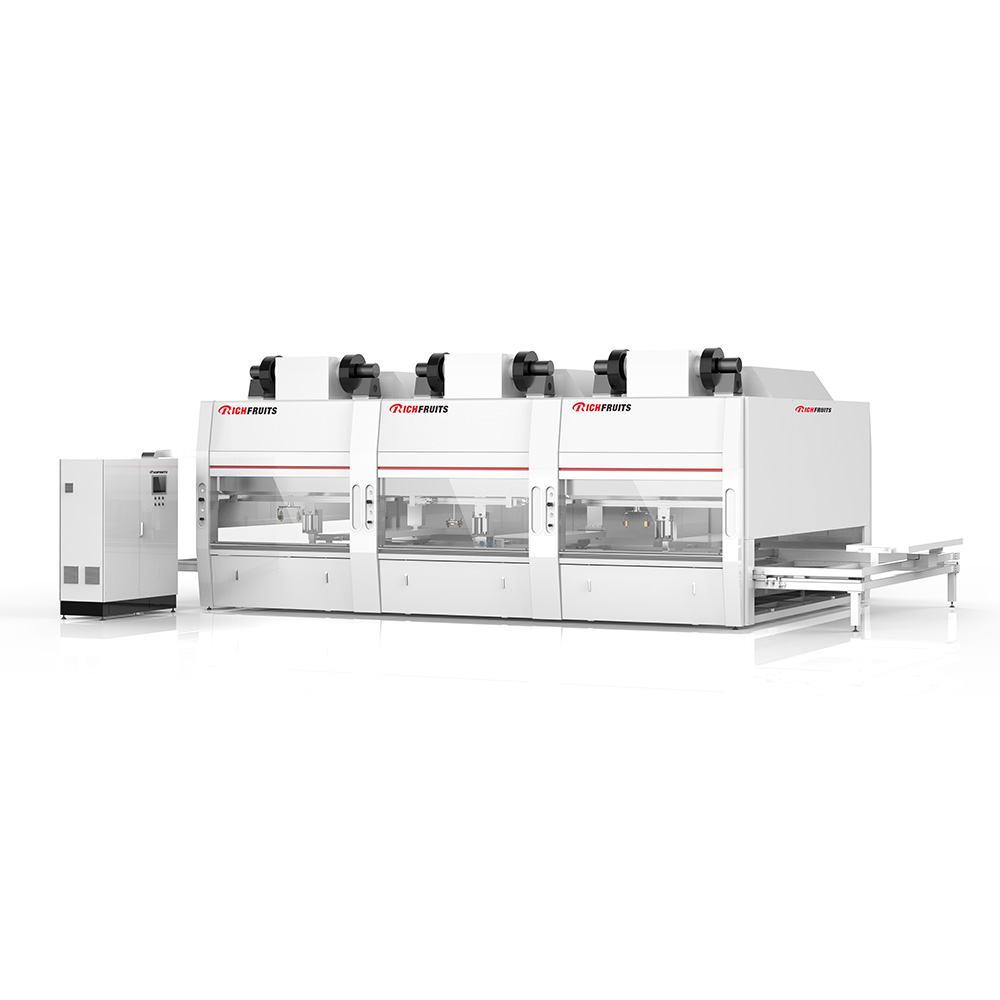 3、Automatic spraying machine THREE STATION FOR WOODEN DOOR