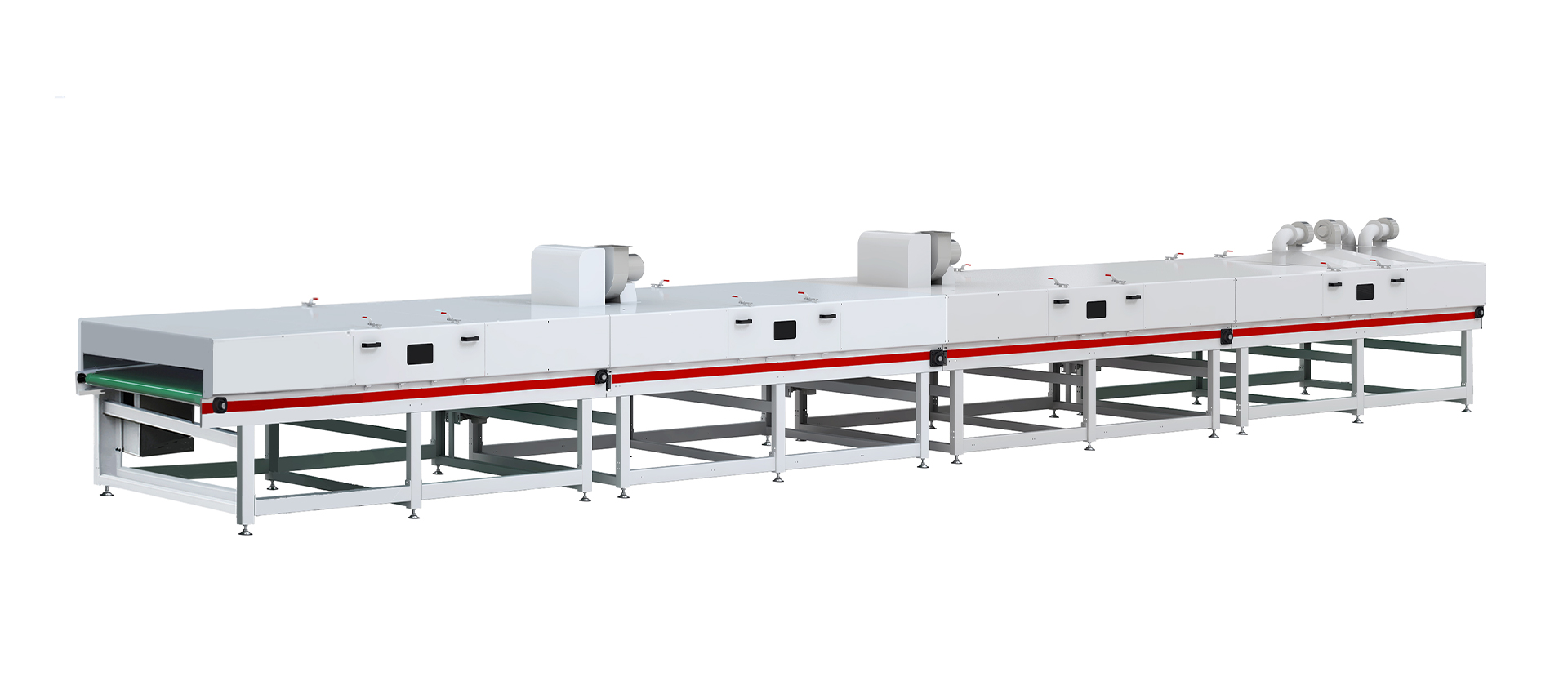 Super fast drying tunnel