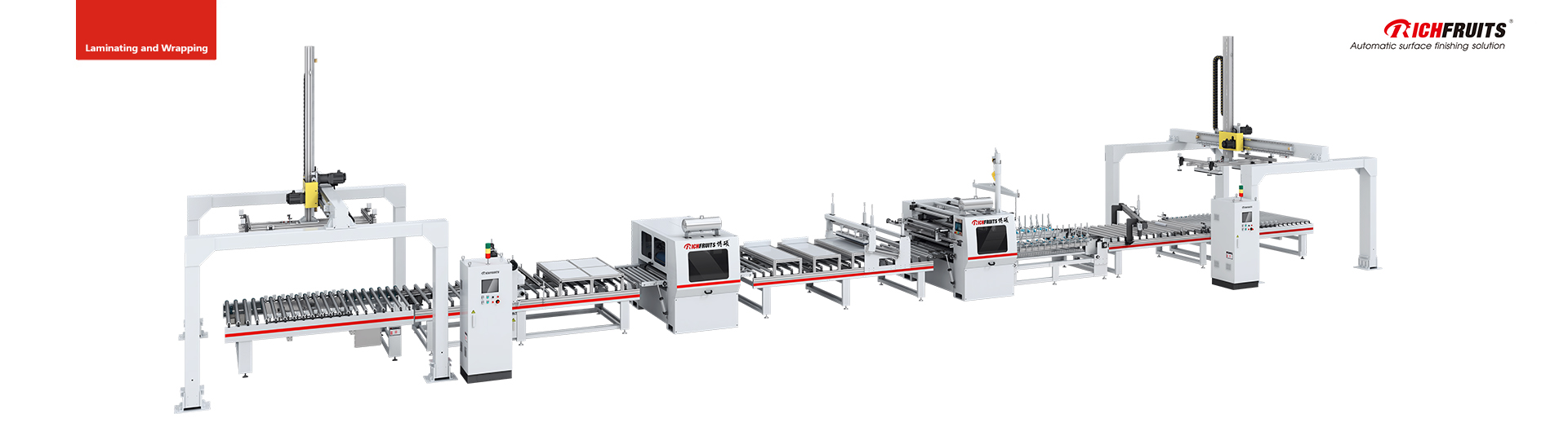 W-PUR-Laminating and wrapping line