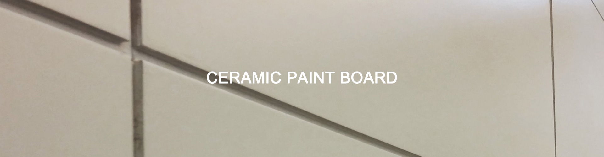 Ceramic paint board spraying