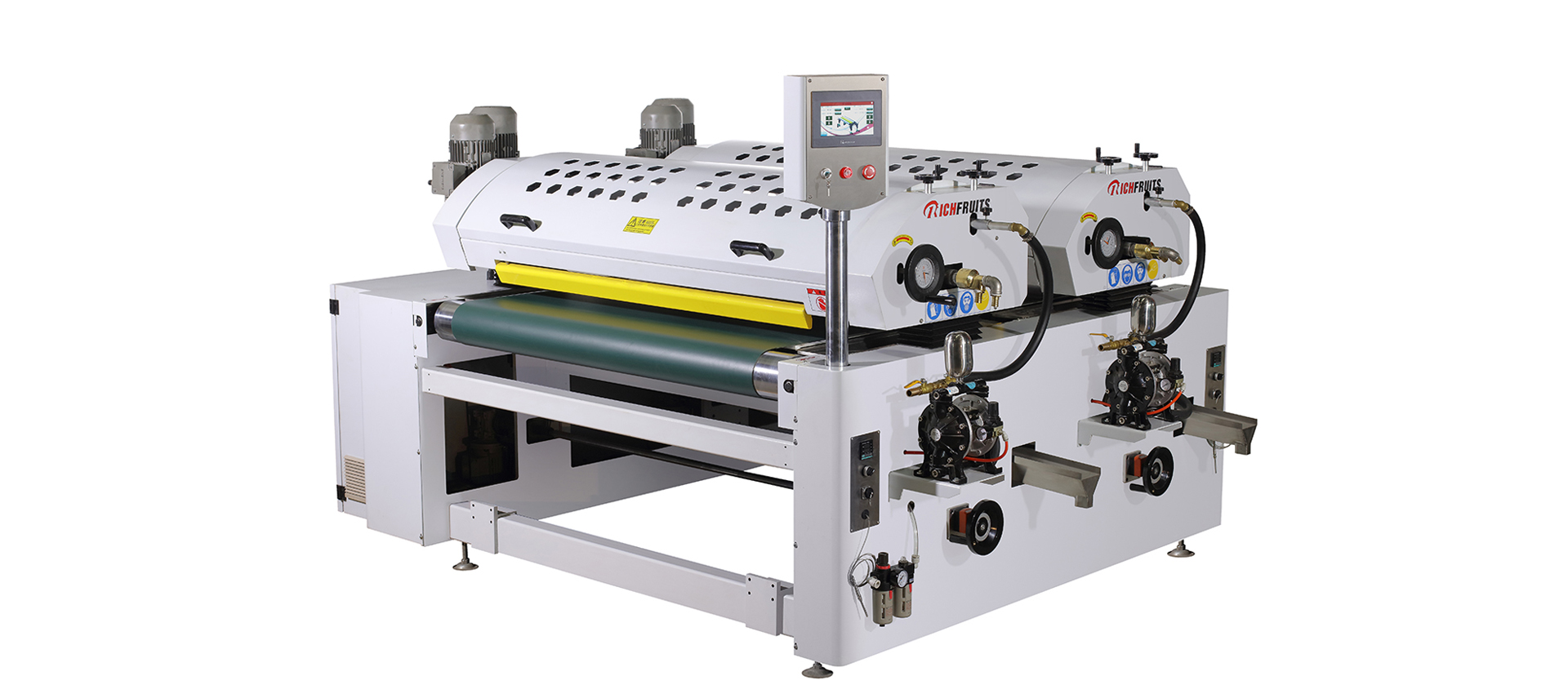 Roll coating machines
