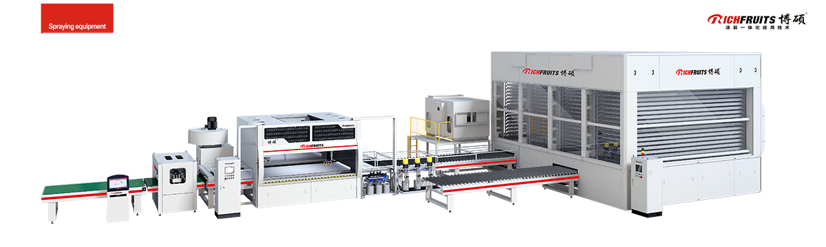 Automatic spraying lines