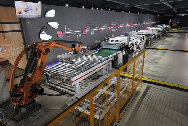 Roller coating line